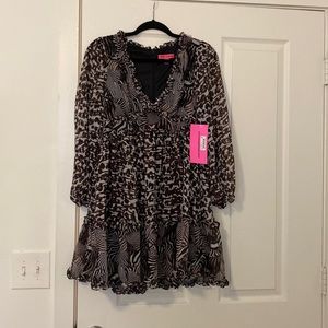 Animal print dress
